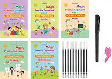 Load image into Gallery viewer, Sank Magic Practice Book (4 BOOKS,1 PEN,1 GRIP,10 REFILL)