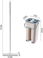 Load image into Gallery viewer, Mop-360° Rotatable Flat Mop and Bucket System for Floor Cleaning