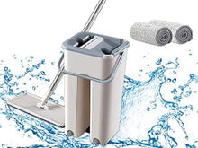 Load image into Gallery viewer, Mop-360° Rotatable Flat Mop and Bucket System for Floor Cleaning