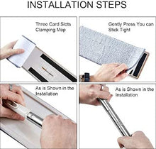 Load image into Gallery viewer, Mop-360° Rotatable Flat Mop and Bucket System for Floor Cleaning