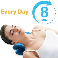Load image into Gallery viewer, Neck Massage Cervical Pillow Traction Device, Shoulder Relaxer, Fast Pain Relief, Melts Away Muscle Knots, Trigger Point, Tension, Stretcher, Chiropractic Acupressure Pillow