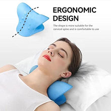Load image into Gallery viewer, Neck Massage Cervical Pillow Traction Device, Shoulder Relaxer, Fast Pain Relief, Melts Away Muscle Knots, Trigger Point, Tension, Stretcher, Chiropractic Acupressure Pillow