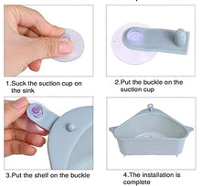 Load image into Gallery viewer, Triangular Multifunctional Drain Shelf Sink Corner Tray