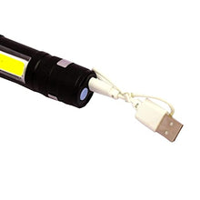 Load image into Gallery viewer, Torch - USB Charge Zoomable LED Torch Light