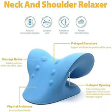 Load image into Gallery viewer, Neck Massage Cervical Pillow Traction Device, Shoulder Relaxer, Fast Pain Relief, Melts Away Muscle Knots, Trigger Point, Tension, Stretcher, Chiropractic Acupressure Pillow