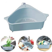 Load image into Gallery viewer, Triangular Multifunctional Drain Shelf Sink Corner Tray