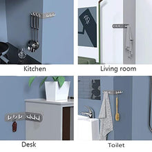 Load image into Gallery viewer, Folding Wall Mounted 6 Hooks Storage Hanging Hook Holders