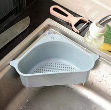 Load image into Gallery viewer, Triangular Multifunctional Drain Shelf Sink Corner Tray