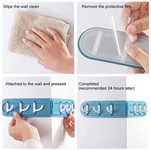 Load image into Gallery viewer, Folding Wall Mounted 6 Hooks Storage Hanging Hook Holders