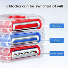 Load image into Gallery viewer, Peeler-Multipurpose 3 In 1 Vegetable & Fruit Slicers