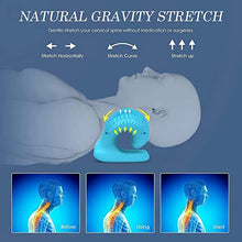 Load image into Gallery viewer, Neck Massage Cervical Pillow Traction Device, Shoulder Relaxer, Fast Pain Relief, Melts Away Muscle Knots, Trigger Point, Tension, Stretcher, Chiropractic Acupressure Pillow