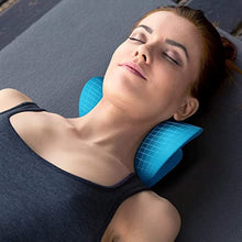 Load image into Gallery viewer, Neck Massage Cervical Pillow Traction Device, Shoulder Relaxer, Fast Pain Relief, Melts Away Muscle Knots, Trigger Point, Tension, Stretcher, Chiropractic Acupressure Pillow