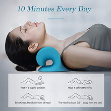 Load image into Gallery viewer, Neck Massage Cervical Pillow Traction Device, Shoulder Relaxer, Fast Pain Relief, Melts Away Muscle Knots, Trigger Point, Tension, Stretcher, Chiropractic Acupressure Pillow