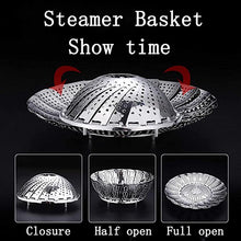 Load image into Gallery viewer, Stainless Steel Steamer Basket for Vegetables