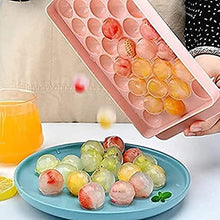 Load image into Gallery viewer, Ice Tray- 33 Grids 3D Round Shape Ice Tray (Asoorted Color)