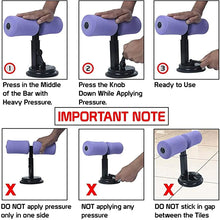 Load image into Gallery viewer, Home Fitness Equipment Sit-ups and Push-ups Assistant Device Lose Weight Gym Workout Abdominal curl Exercise with Suction Cup