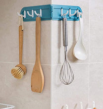 Load image into Gallery viewer, Folding Wall Mounted 6 Hooks Storage Hanging Hook Holders