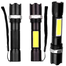 Load image into Gallery viewer, Torch - USB Charge Zoomable LED Torch Light