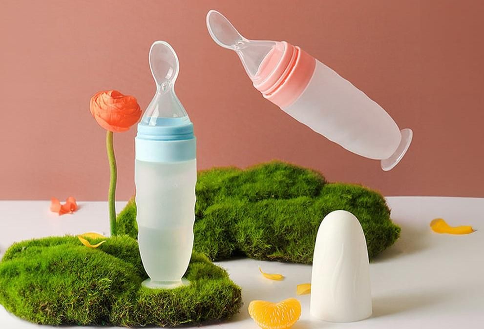 Premium Baby Smart Built-In Bottle Spoon