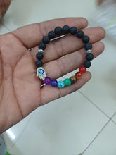 Load image into Gallery viewer, Classic 7 Chakra Beads Bracelet Pack of 1
