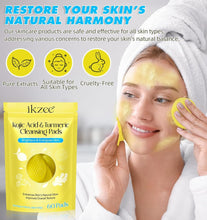 Load image into Gallery viewer, Turmeric Kojic Acid Cleansing Pads- (60 Pads)
