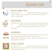 Load image into Gallery viewer, &quot;🔥 50% OFF 🌿 Pure Epsom Salt: Pain Relief, Relax &amp; Save Big! 💆‍♂️🛁&quot;
