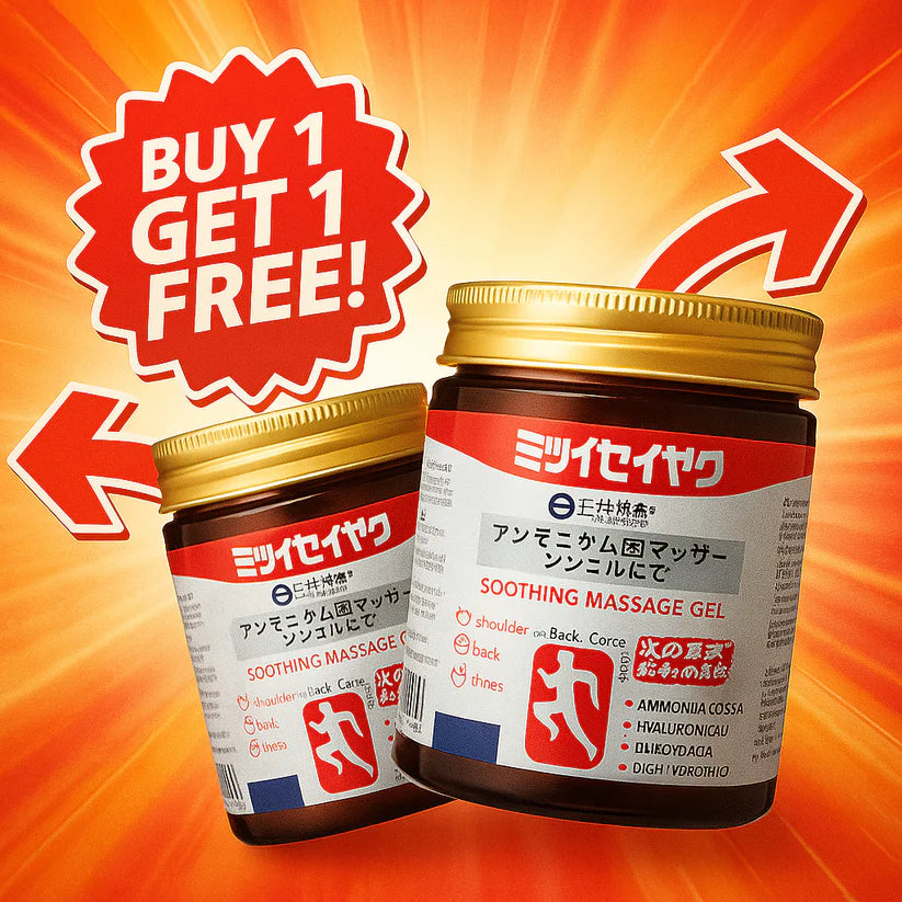 Japanese Instant Pain Relief Soothing Massage Gel 🌸✨ (Buy 1 Get 1 Free🔥🔥)