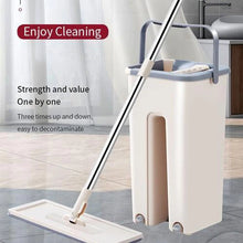 Load image into Gallery viewer, Mop-360° Rotatable Flat Mop and Bucket System for Floor Cleaning
