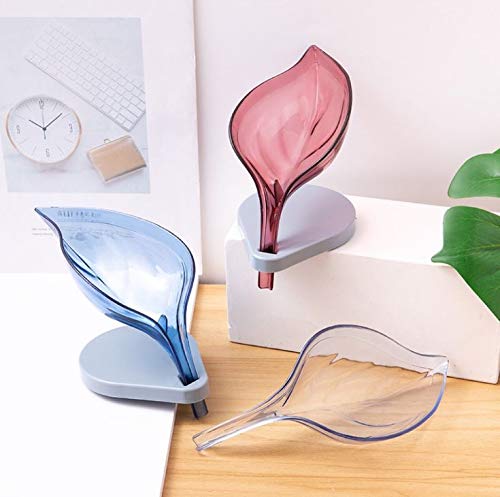 Leaf shaped self Draining soap Holder