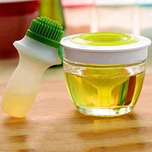 Load image into Gallery viewer, Oil Dispenser Glass Bowl Container and Silicone Brush Set
