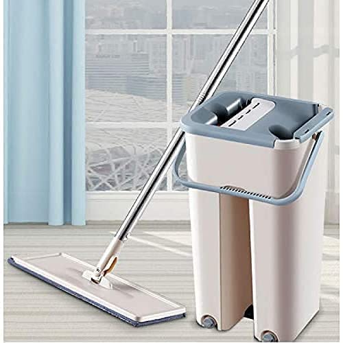 Mop-360° Rotatable Flat Mop and Bucket System for Floor Cleaning
