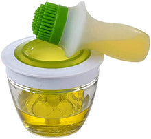 Load image into Gallery viewer, Oil Dispenser Glass Bowl Container and Silicone Brush Set
