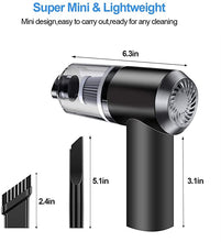 Load image into Gallery viewer, 120W Wireless Mini Portable Vacuum Cleaner for Car Home Office 
