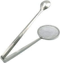 Load image into Gallery viewer, Stainless Steel 2 in 1 Fry Tool Filter Spoon Snack Strainer with Clip
