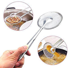Load image into Gallery viewer, Stainless Steel 2 in 1 Fry Tool Filter Spoon Snack Strainer with Clip
