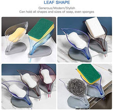 Load image into Gallery viewer, Leaf shaped self Draining soap Holder
