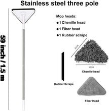 Load image into Gallery viewer, Triangle Mop-Multi-Functional Rotatable Triangle Mop with Long Handle
