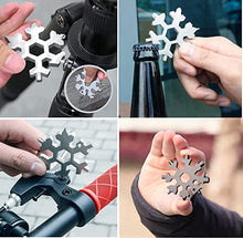 Load image into Gallery viewer, Screwdriver Tool-18 in 1 Multi-Purpose Snowflake Shaped Tool
