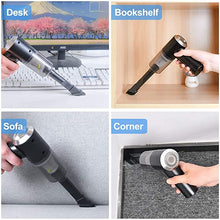 Load image into Gallery viewer, 120W Wireless Mini Portable Vacuum Cleaner for Car Home Office 
