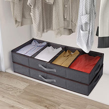 Load image into Gallery viewer, Under Bed Organizer-Large Adjustable Under Bed Clothes Organizer
