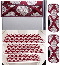 Load image into Gallery viewer, Fridge Covers - Combo of Fridge Top Cover, Fridge Handle Covers &amp; Fridge Mats
