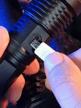 Load image into Gallery viewer, Torch - USB Charge Zoomable LED Torch Light
