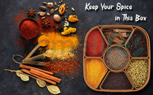 Load image into Gallery viewer, Masala Dabba/Box with 7 Sections
