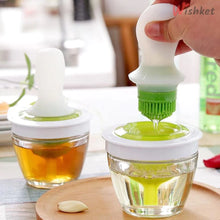 Load image into Gallery viewer, Oil Dispenser Glass Bowl Container and Silicone Brush Set
